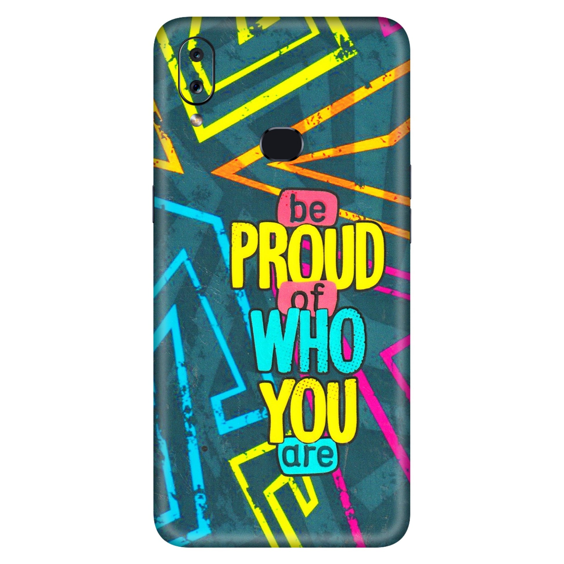 Samsung A/S Series Phone Skins (All Models) - Be Proud Of Who You Are - 3D Embossed Finish (L-277) Samsung Galaxy A10S