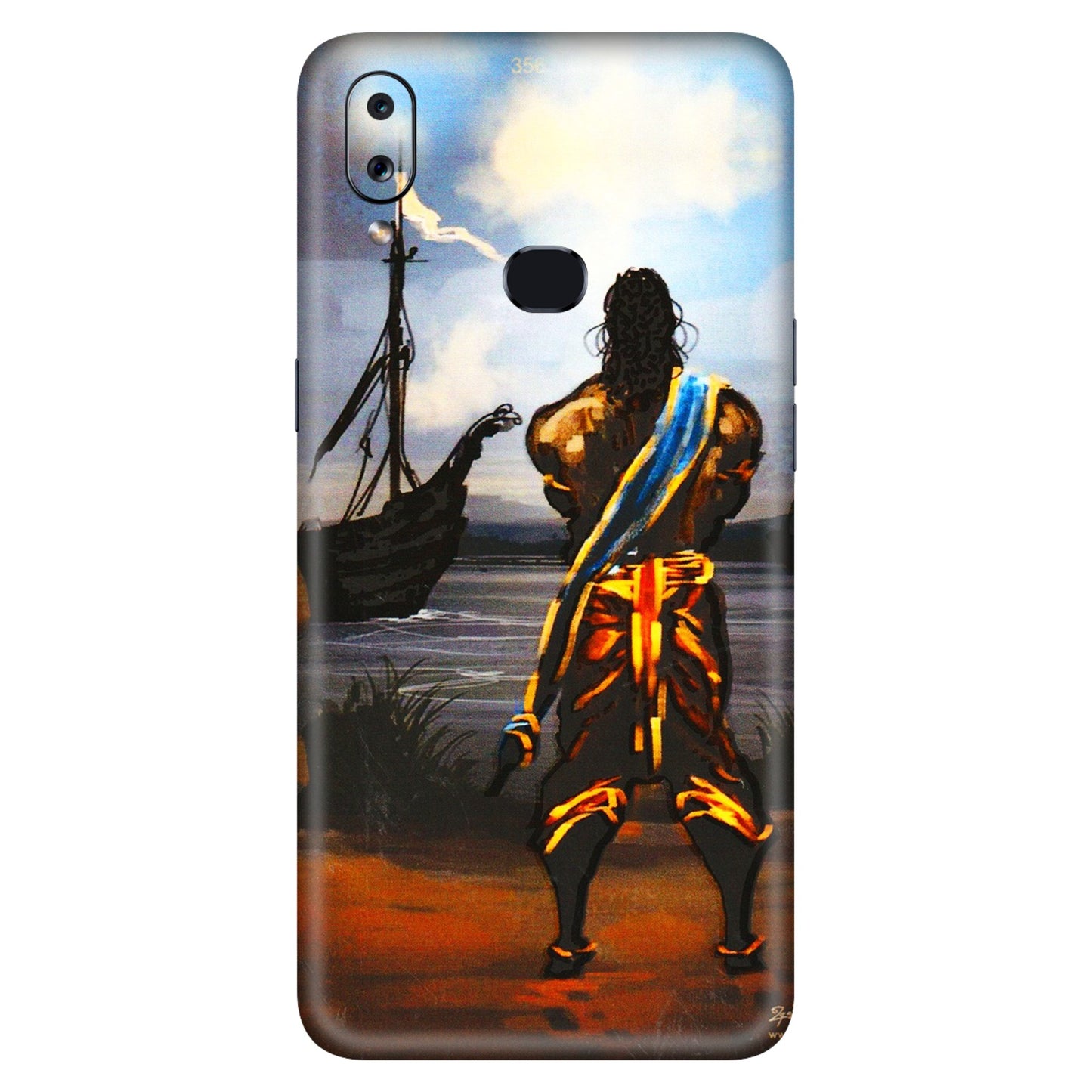 Samsung A/S Series Phone Skins (All Models) - Heavenly God Figure - 3D Embossed Finish (L-34) Samsung Galaxy A10S