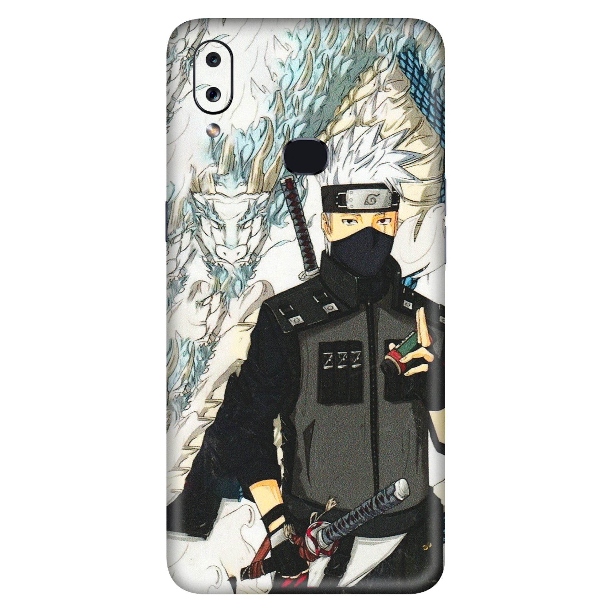 Samsung A/S Series Phone Skins (All Models) - Kakashi Hatake Naruto Anime - 3D Embossed Finish (L-46) Samsung Galaxy A10S