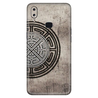Samsung A/S Series Phone Skins (All Models) - Mysterious Circular Design - 3D Embossed Finish (L-63) Samsung Galaxy A10S