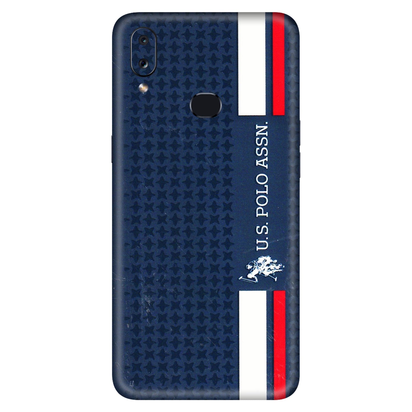 Samsung A/S Series Phone Skins (All Models) - US POLO Designer Brand - 3D Embossed Finish (L-65) Samsung Galaxy A10S