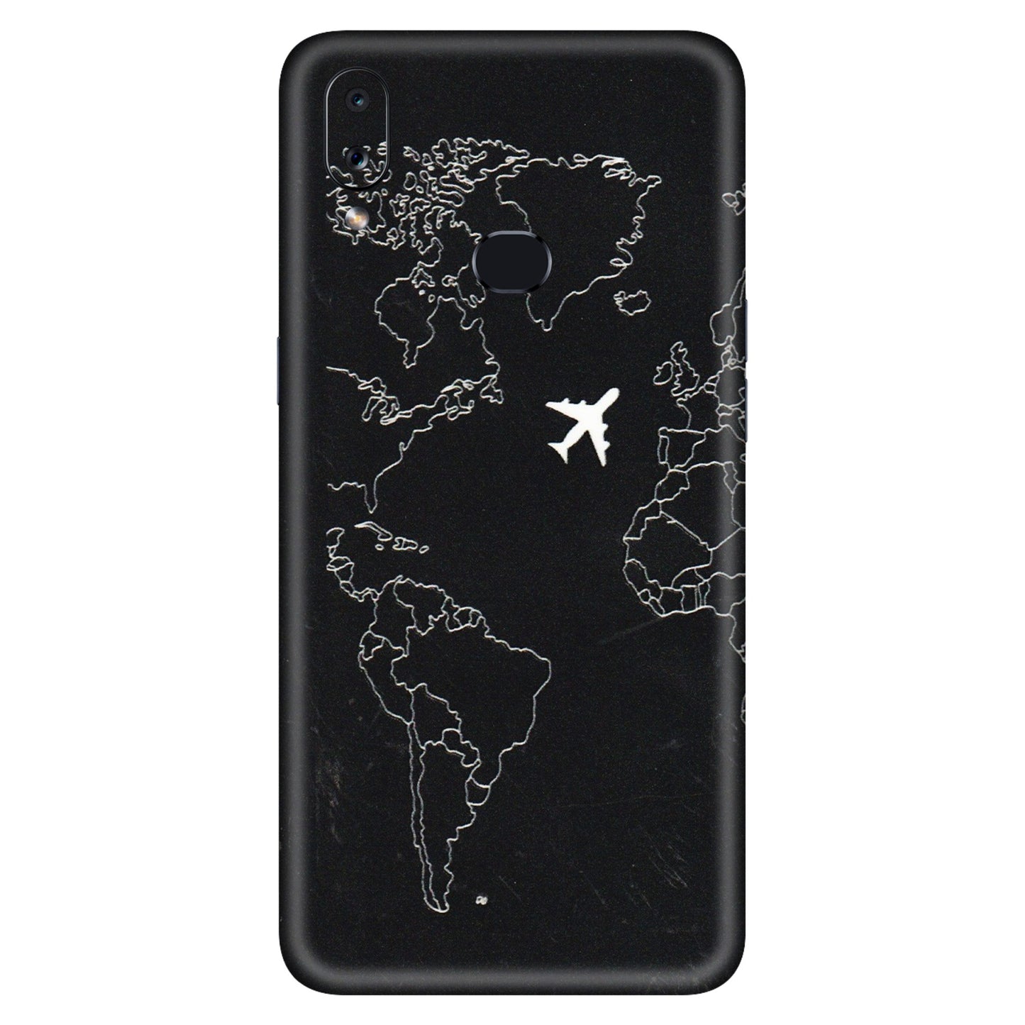 Samsung A/S Series Phone Skins (All Models) - Never Ending Travel - 3D Embossed Finish (L-79) Samsung Galaxy A10S