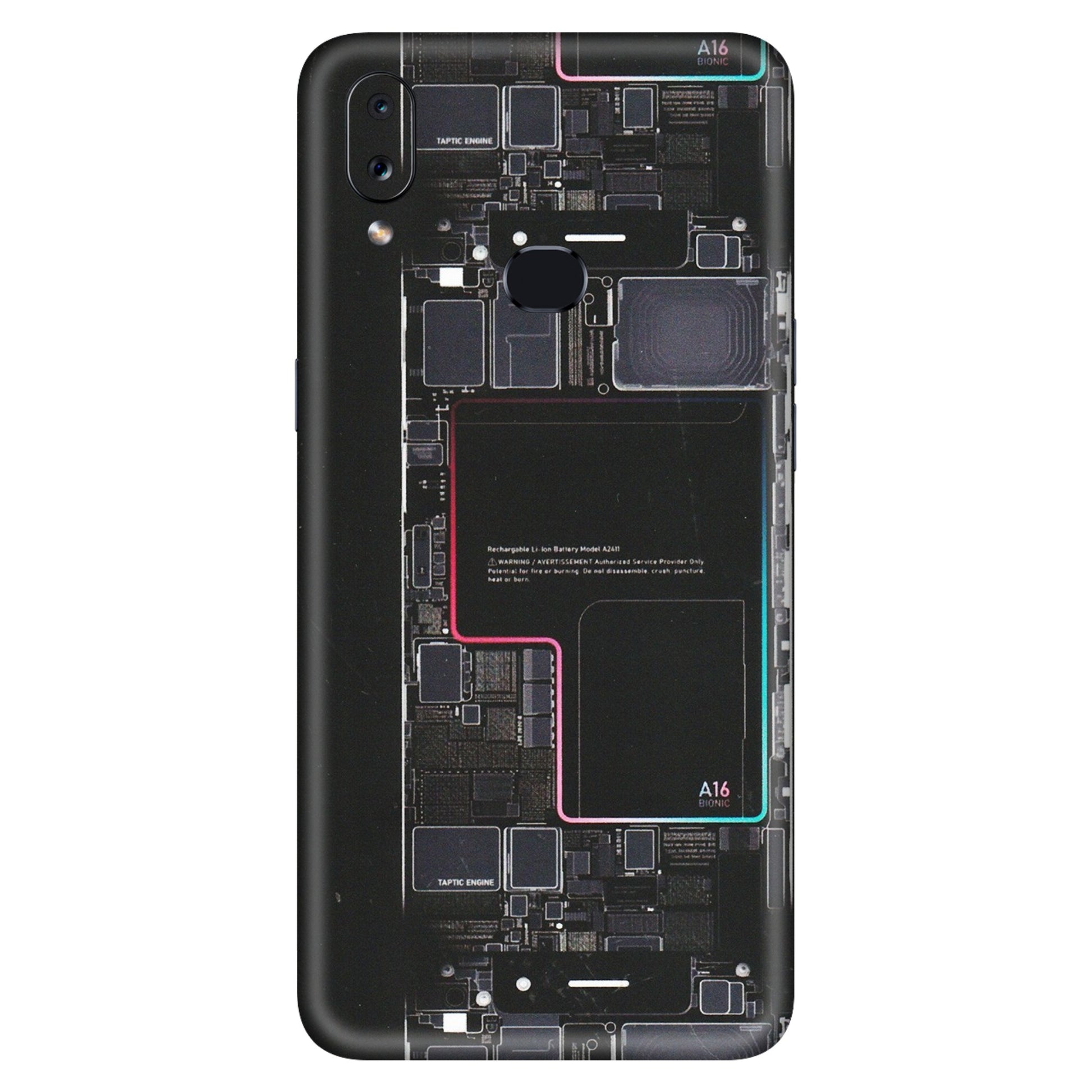 Samsung A/S Series Phone Skins (All Models) - Motherboard Circuit Layout - Matte Finish (M-117) Samsung Galaxy A10S