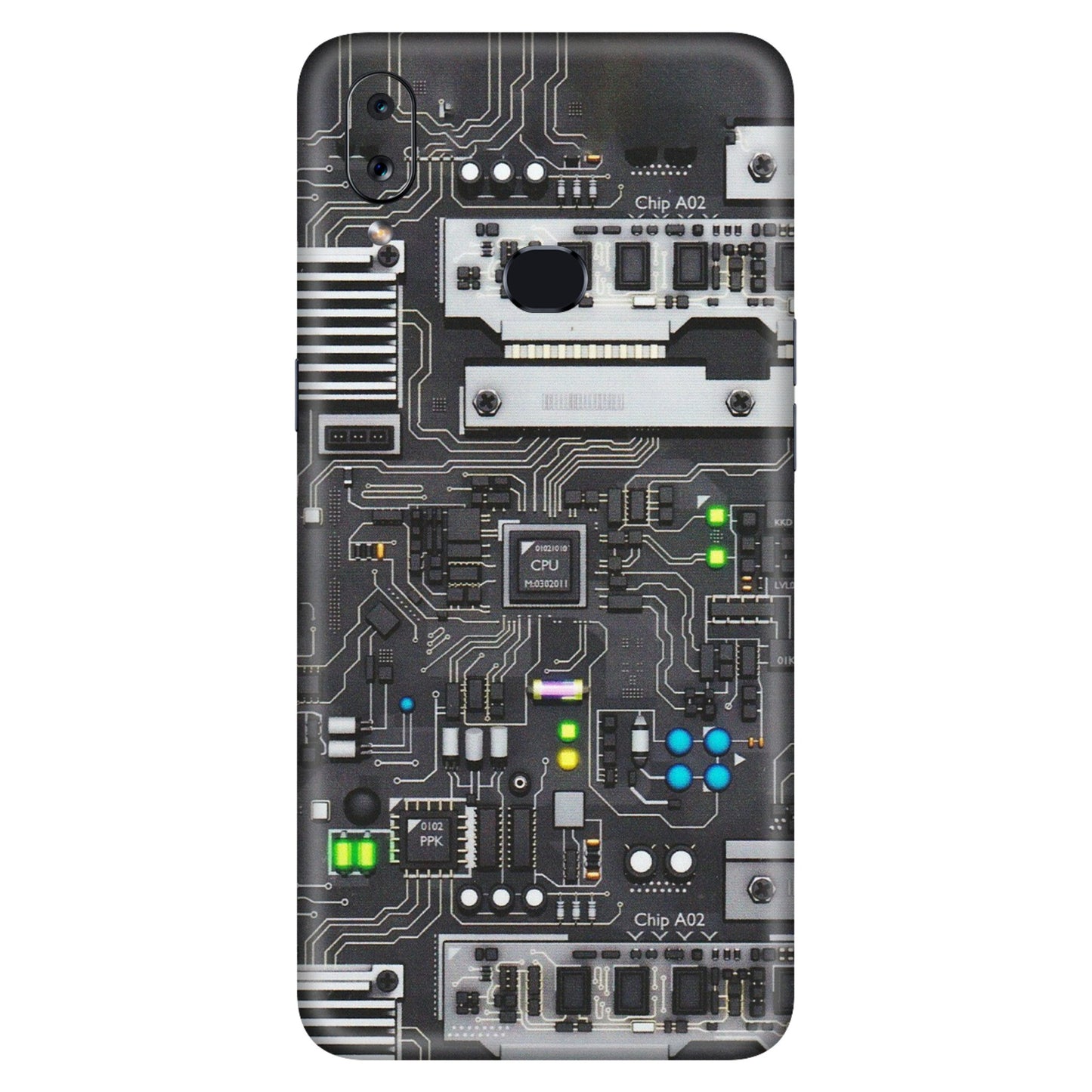 Samsung A/S Series Phone Skins (All Models) - Motherboard Internals - Matte Finish (M-135) Samsung Galaxy A10S