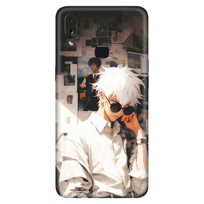 Samsung A/S Series Phone Skins (All Models) - Gojo Satoru Jujustu Kaisen Anime - Matte Finish (M-156) Samsung Galaxy A10S