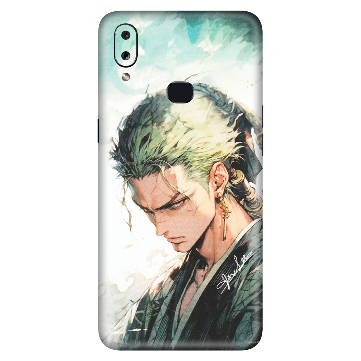 Samsung A/S Series Phone Skins (All Models) - Pirate Hunter One Piece Anime - Matte Finish (M-157) Samsung Galaxy A10S