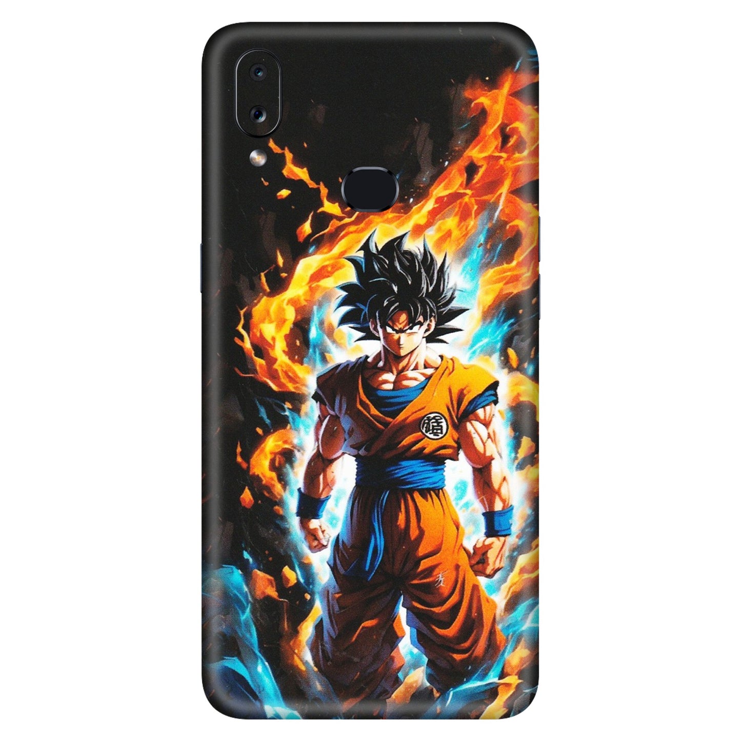 Samsung A/S Series Phone Skins (All Models) - Goku Transformation Anime - Matte Finish (M-159) Samsung Galaxy A10S