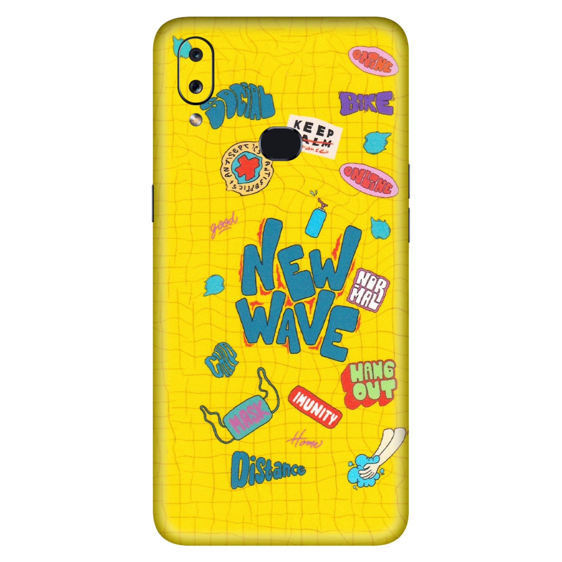 Samsung A/S Series Phone Skins (All Models) - New Wave Life - Matte Finish (M-17) Samsung Galaxy A10S