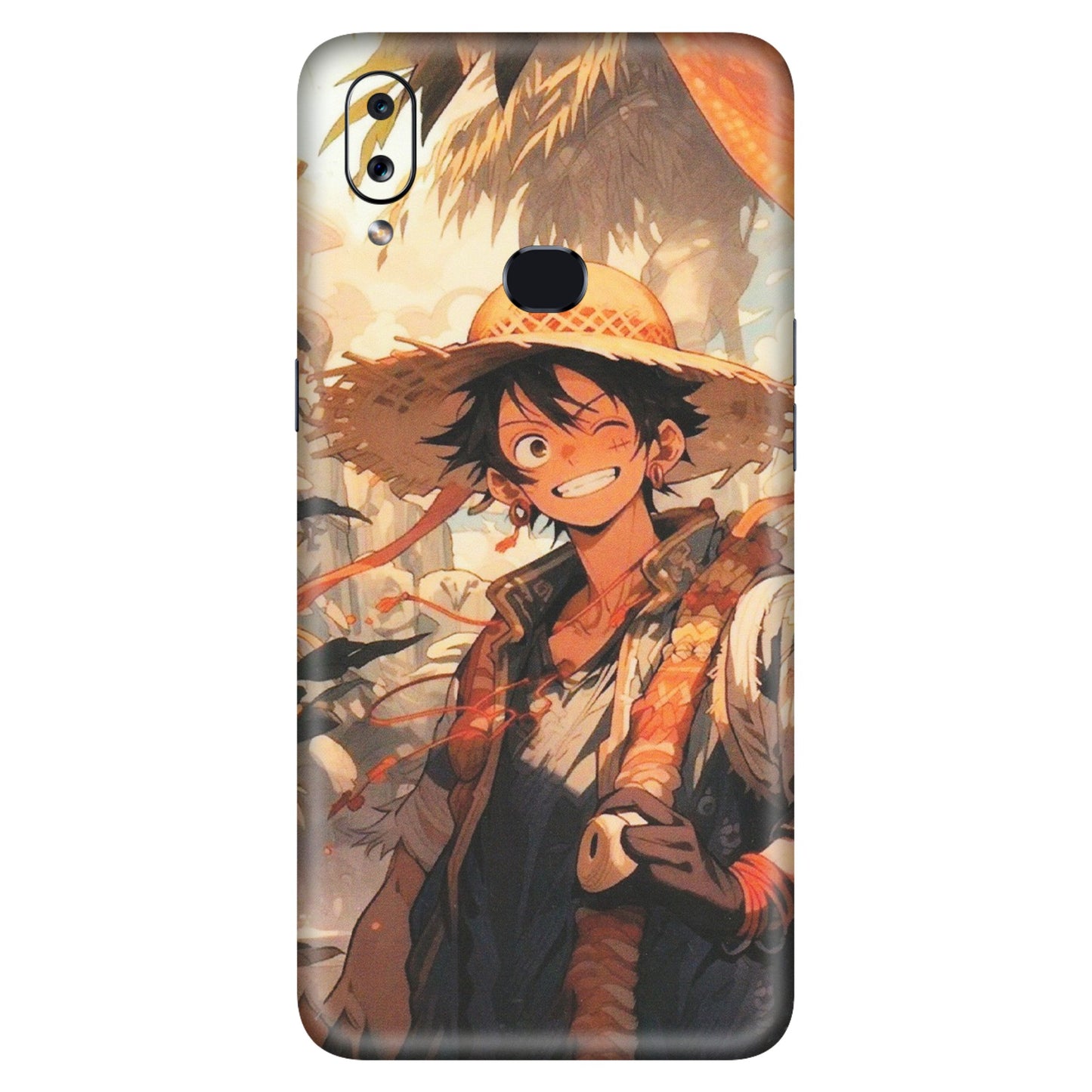 Samsung A/S Series Phone Skins (All Models) - Anime Character Smile - Matte Finish (M-33) Samsung Galaxy A10S