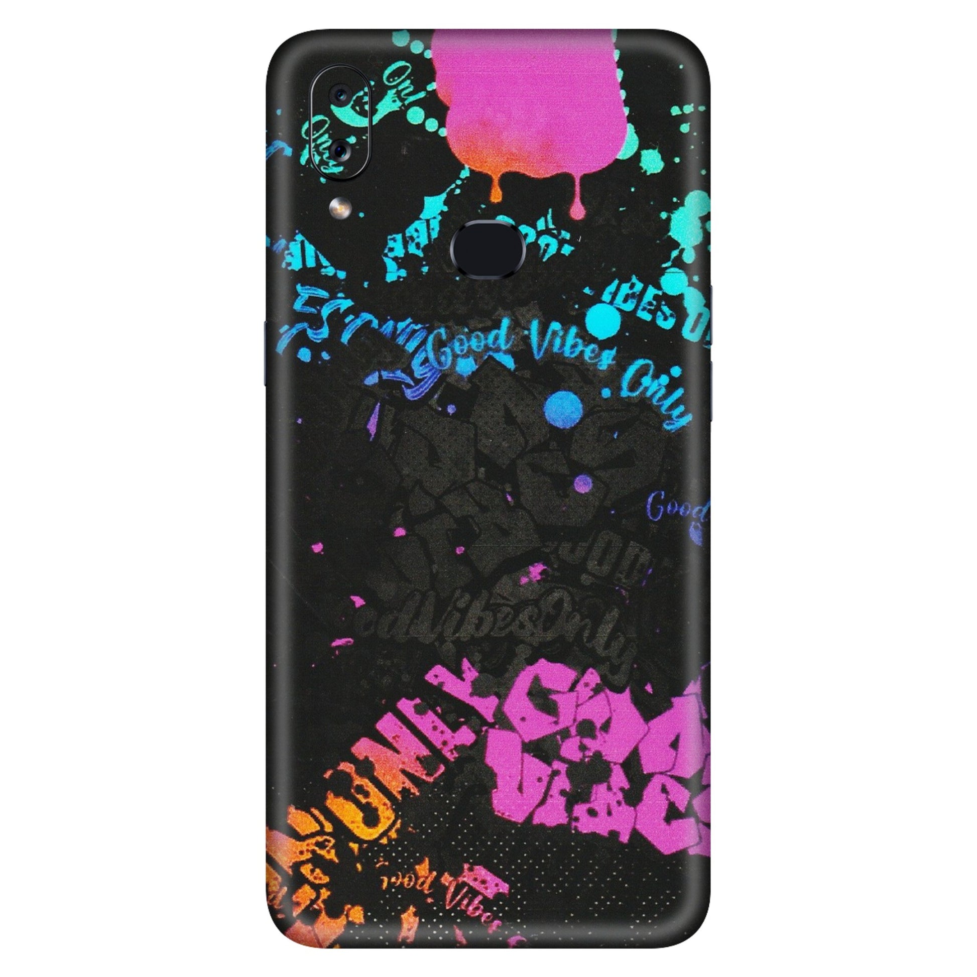 Samsung A/S Series Phone Skins (All Models) - Majestic Black Vibes - Matte Finish (M-62) Samsung Galaxy A10S