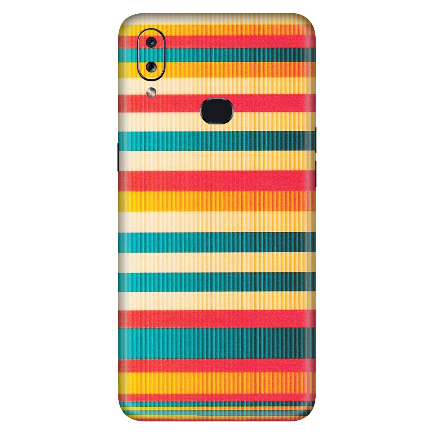 Samsung A/S Series Phone Skins (All Models) - Colourful Stripes Soothing Effect - Matte Finish (M-86) Samsung Galaxy A10S