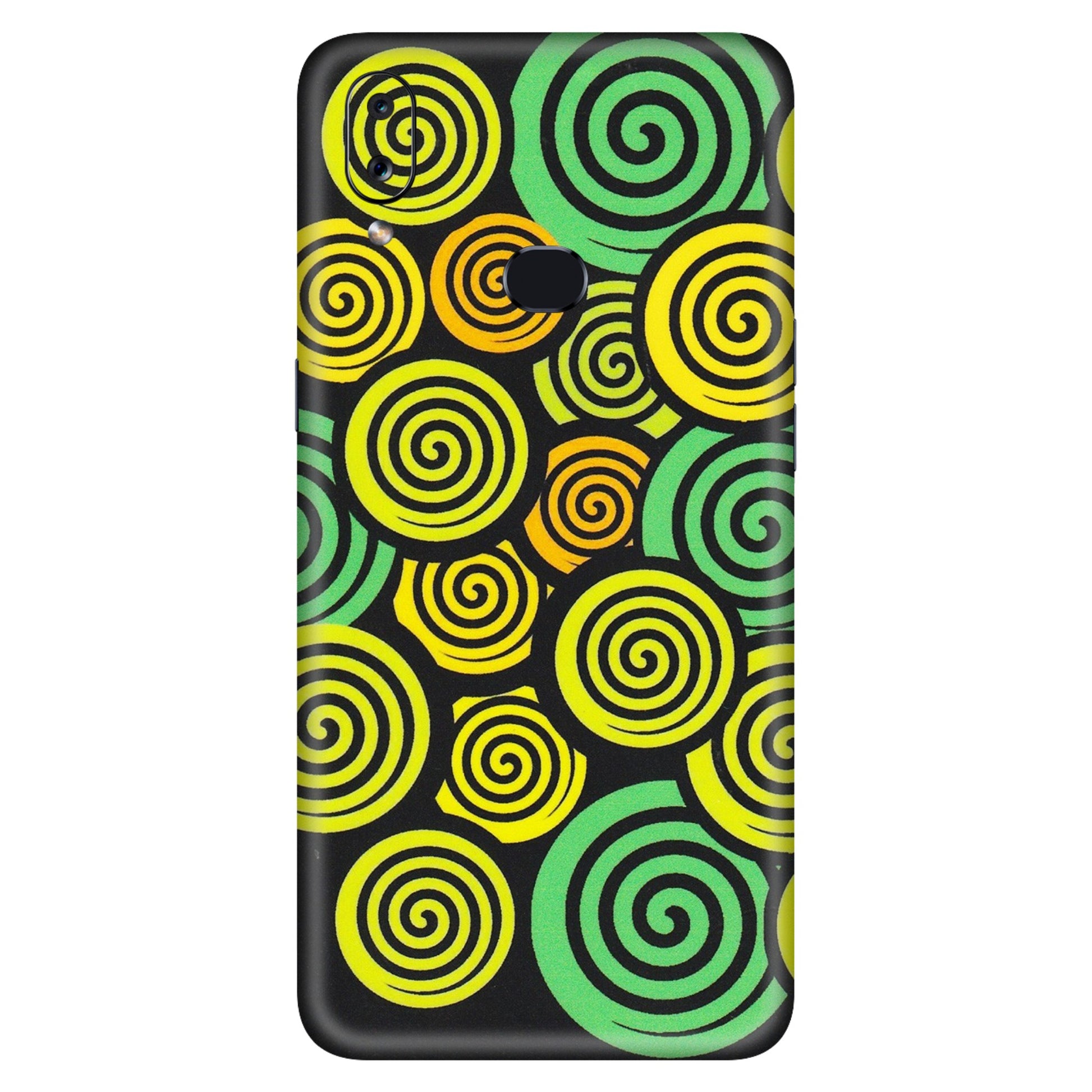 Samsung A/S Series Phone Skins (All Models) - Crazy Spiral - Matte Finish (M-91) Samsung Galaxy A10S