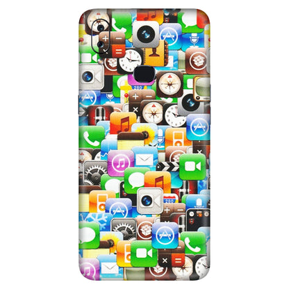 Samsung A/S Series Phone Skins (All Models) - All Apple Icons - Matte Finish (M-93) Samsung Galaxy A10S