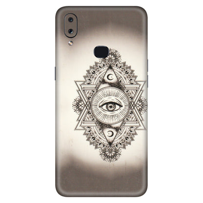 Samsung A/S Series Phone Skins (All Models) - Illuminati Great Eye - Transparent Finish (T-14) Samsung Galaxy A10S