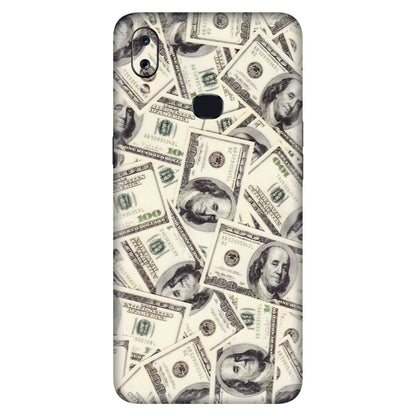 Samsung A/S Series Phone Skins (All Models) - Dollar Lover - Transparent Finish (T-17) Samsung Galaxy A10S