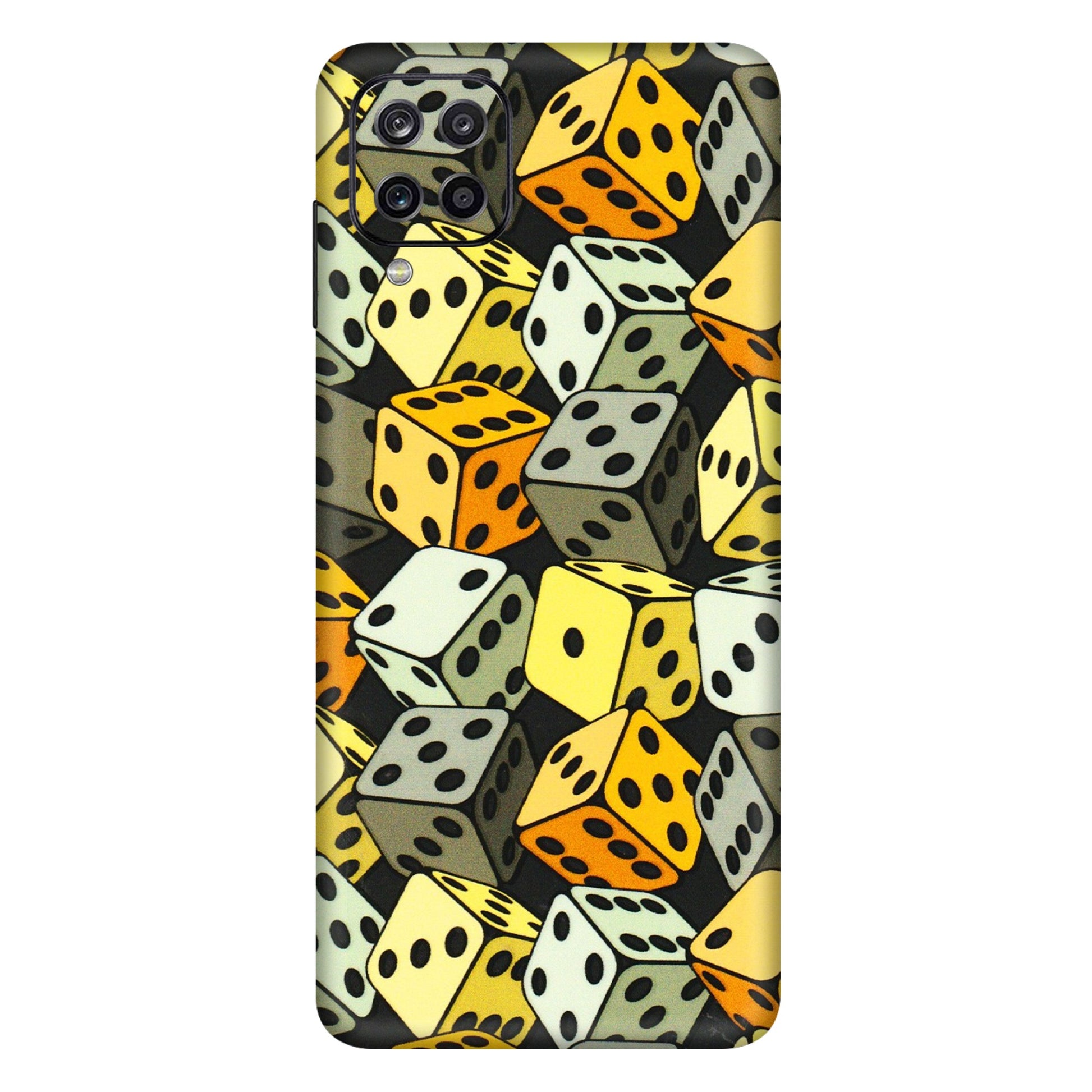 Samsung A/S Series Phone Skins (All Models) - Dices Of Life - 3D Embossed Finish (L-04) Samsung Galaxy A12