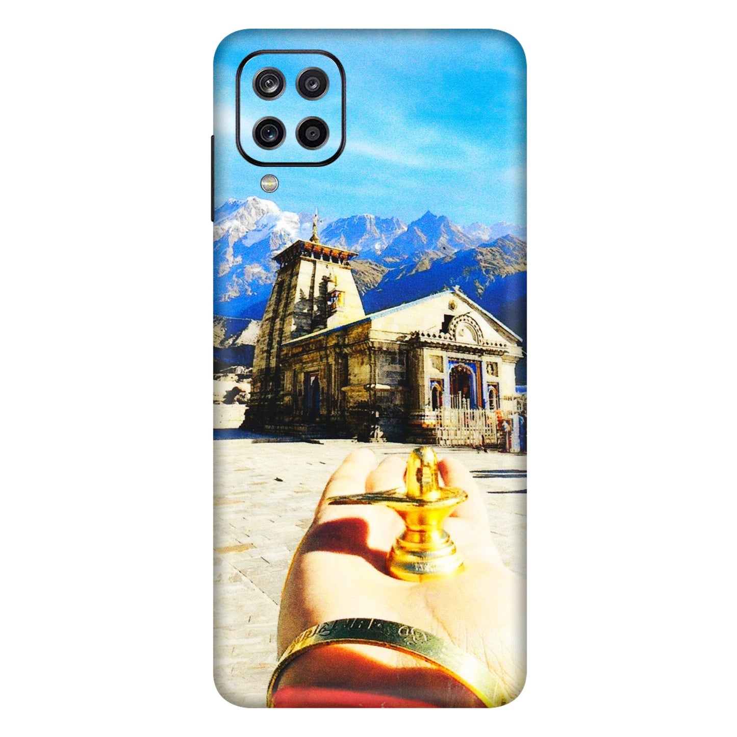 Samsung A/S Series Phone Skins (All Models) - Beauty of Kedarnath - 3D Embossed Finish (L-108) Samsung Galaxy A12
