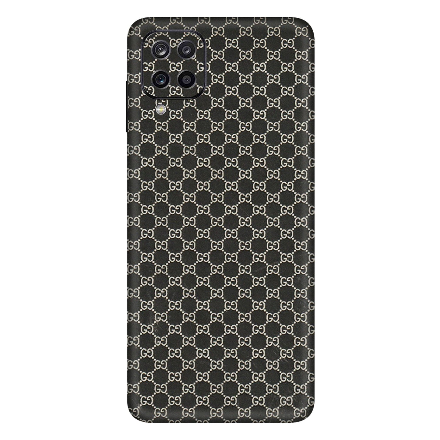 Samsung A/S Series Phone Skins (All Models) - Black G Print - 3D Embossed Finish (L-109) Samsung Galaxy A12