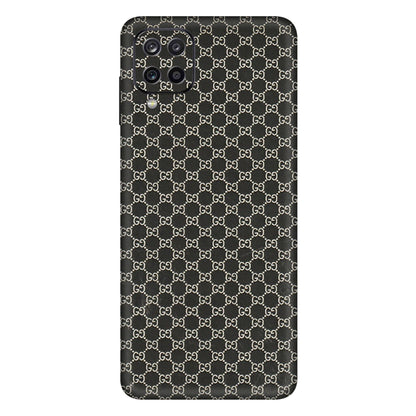 Samsung A/S Series Phone Skins (All Models) - Black G Print - 3D Embossed Finish (L-109) Samsung Galaxy A12