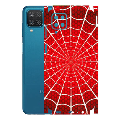 Samsung A/S Series Phone Skins (All Models) - Classic Spidey Web - 3D Embossed Finish (L-115) Samsung Galaxy A12