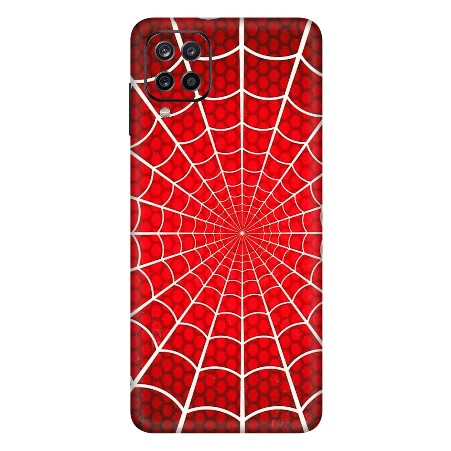 Samsung A/S Series Phone Skins (All Models) - Classic Spidey Web - 3D Embossed Finish (L-115) Samsung Galaxy A12