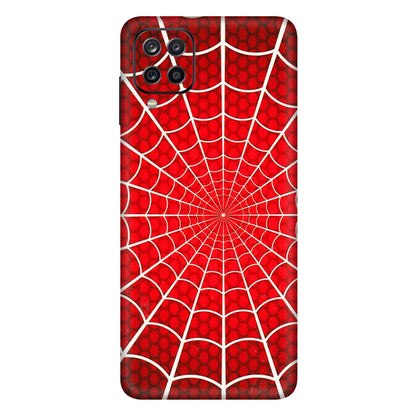 Samsung A/S Series Phone Skins (All Models) - Classic Spidey Web - 3D Embossed Finish (L-115) Samsung Galaxy A12