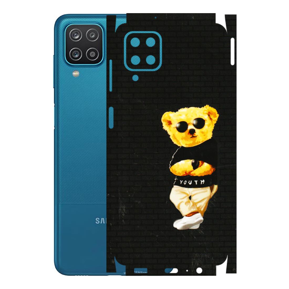 Samsung A/S Series Phone Skins (All Models) - Classy Teddy Bear - 3D Embossed Finish (L-116) Samsung Galaxy A12
