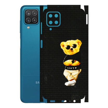 Samsung A/S Series Phone Skins (All Models) - Classy Teddy Bear - 3D Embossed Finish (L-116) Samsung Galaxy A12