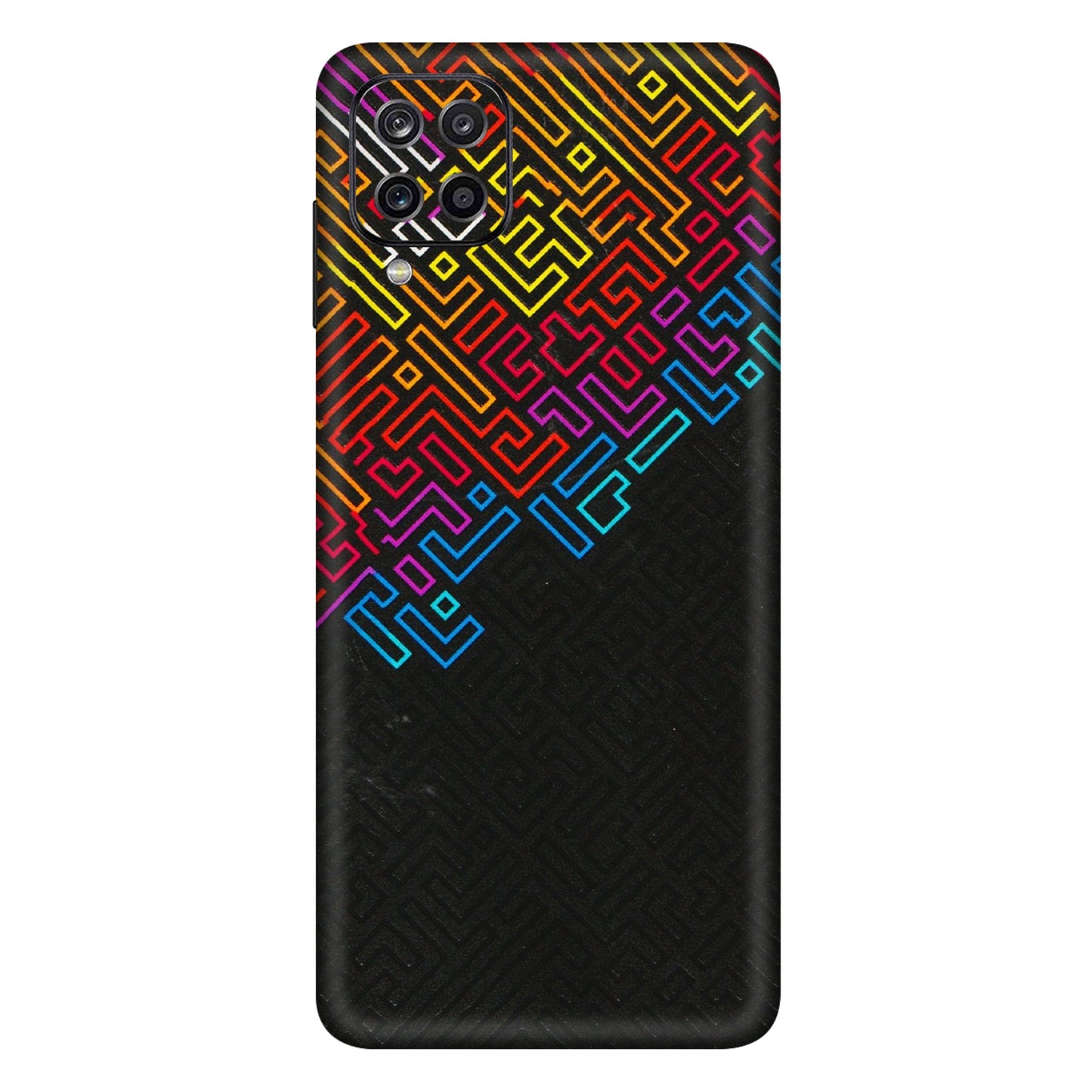 Samsung A/S Series Phone Skins (All Models) - Dotme Pattern Art - 3D Embossed Finish (L-121) Samsung Galaxy A12
