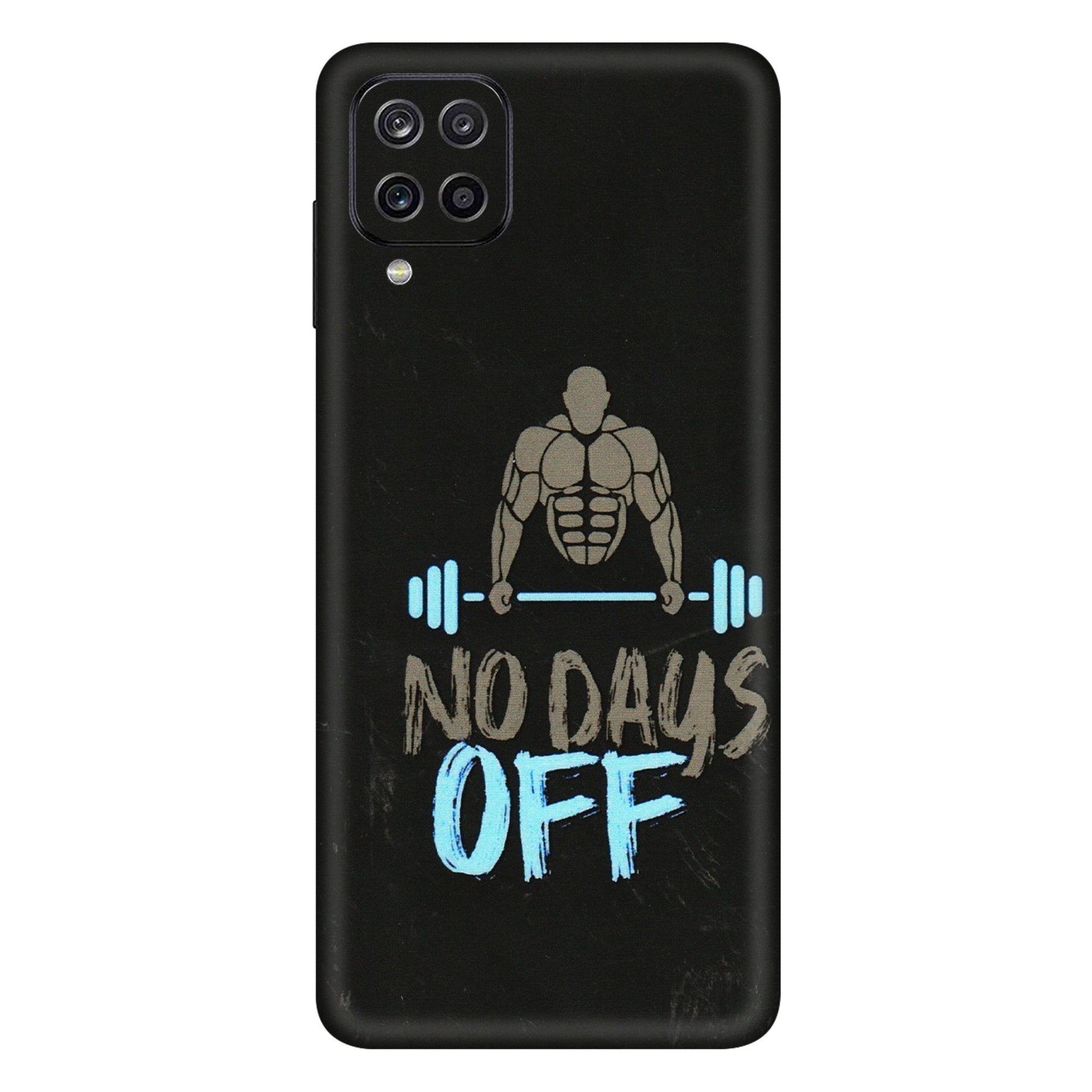 Samsung A/S Series Phone Skins (All Models) - Gym Lover - 3D Embossed Finish (L-127) Samsung Galaxy A12