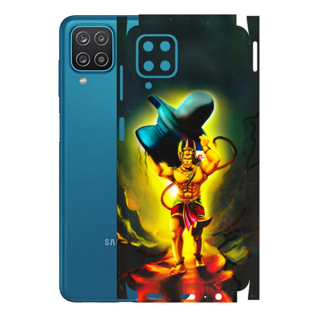 Samsung A/S Series Phone Skins (All Models) - Hanuman Ji - 3D Embossed Finish (L-128) Samsung Galaxy A12