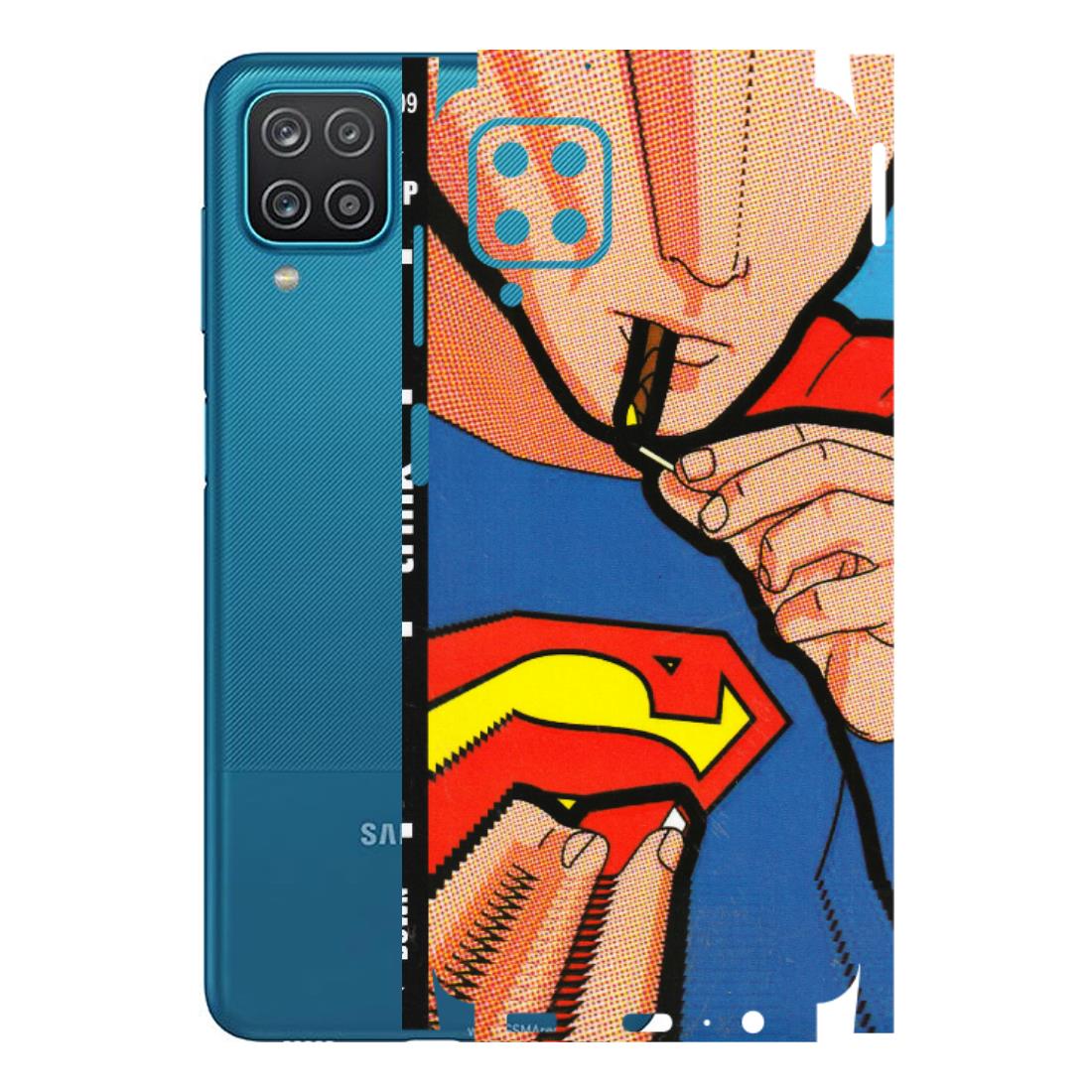 Samsung A/S Series Phone Skins (All Models) - Superman Sutta - 3D Embossed Finish (L-130) Samsung Galaxy A12