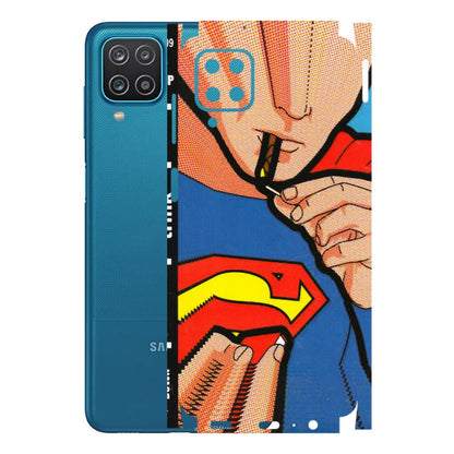 Samsung A/S Series Phone Skins (All Models) - Superman Sutta - 3D Embossed Finish (L-130) Samsung Galaxy A12