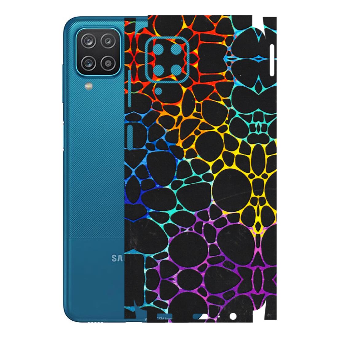 Samsung A/S Series Phone Skins (All Models) - Abstract Art MultiColour - 3D Embossed Finish (L-133) Samsung Galaxy A12