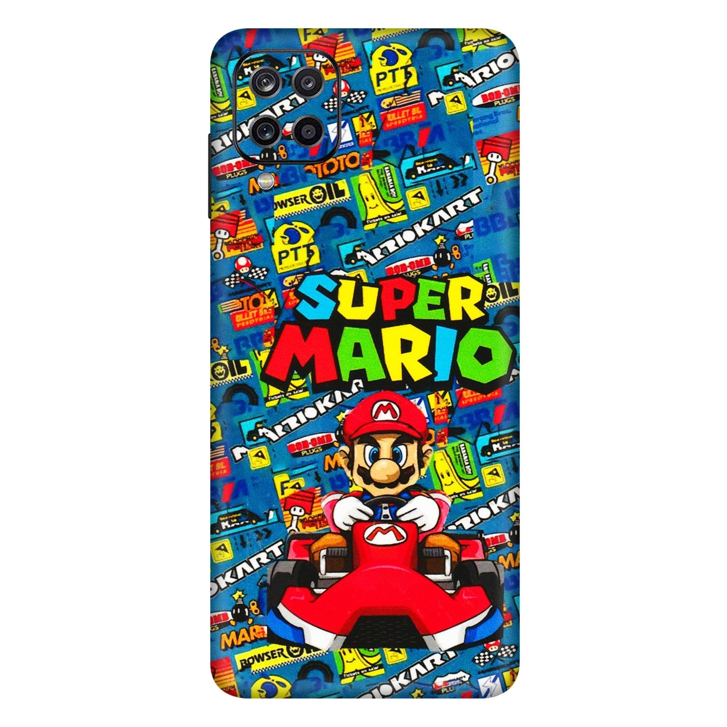 Samsung A/S Series Phone Skins (All Models) - Super Mario Kart - 3D Embossed Finish (L-140) Samsung Galaxy A12