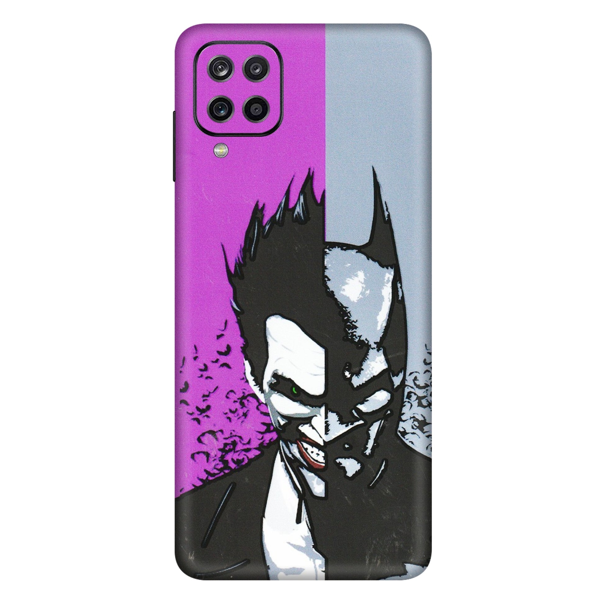 Samsung A/S Series Phone Skins (All Models) - Batman & Joker - 3D Embossed Finish (L-143) Samsung Galaxy A12