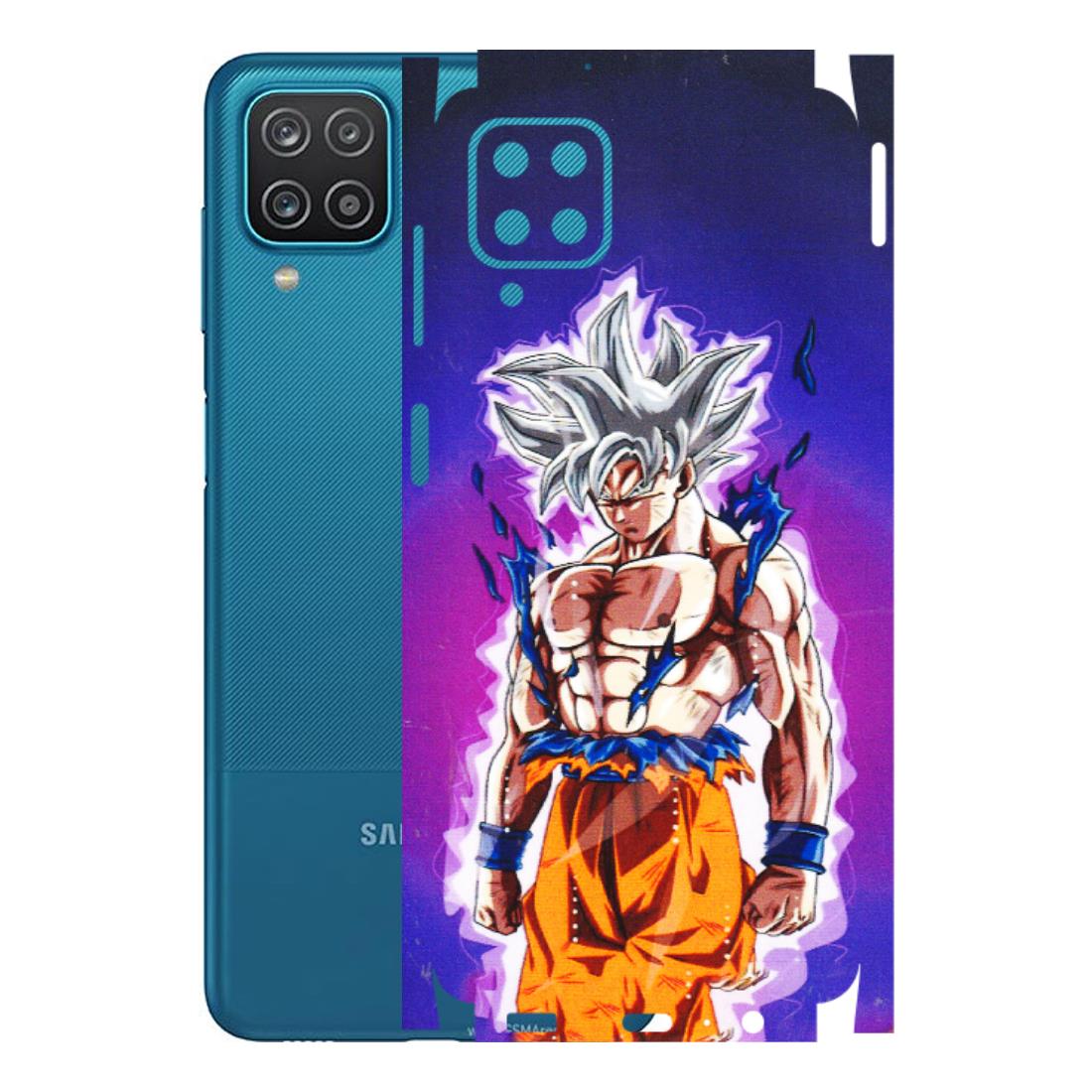 Samsung A/S Series Phone Skins (All Models) - Goku Purple Anime - 3D Embossed Finish (L-147) Samsung Galaxy A12