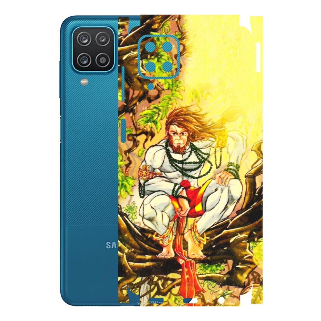 Samsung A/S Series Phone Skins (All Models) - Lord Hanuman - 3D Embossed Finish (L-152) Samsung Galaxy A12