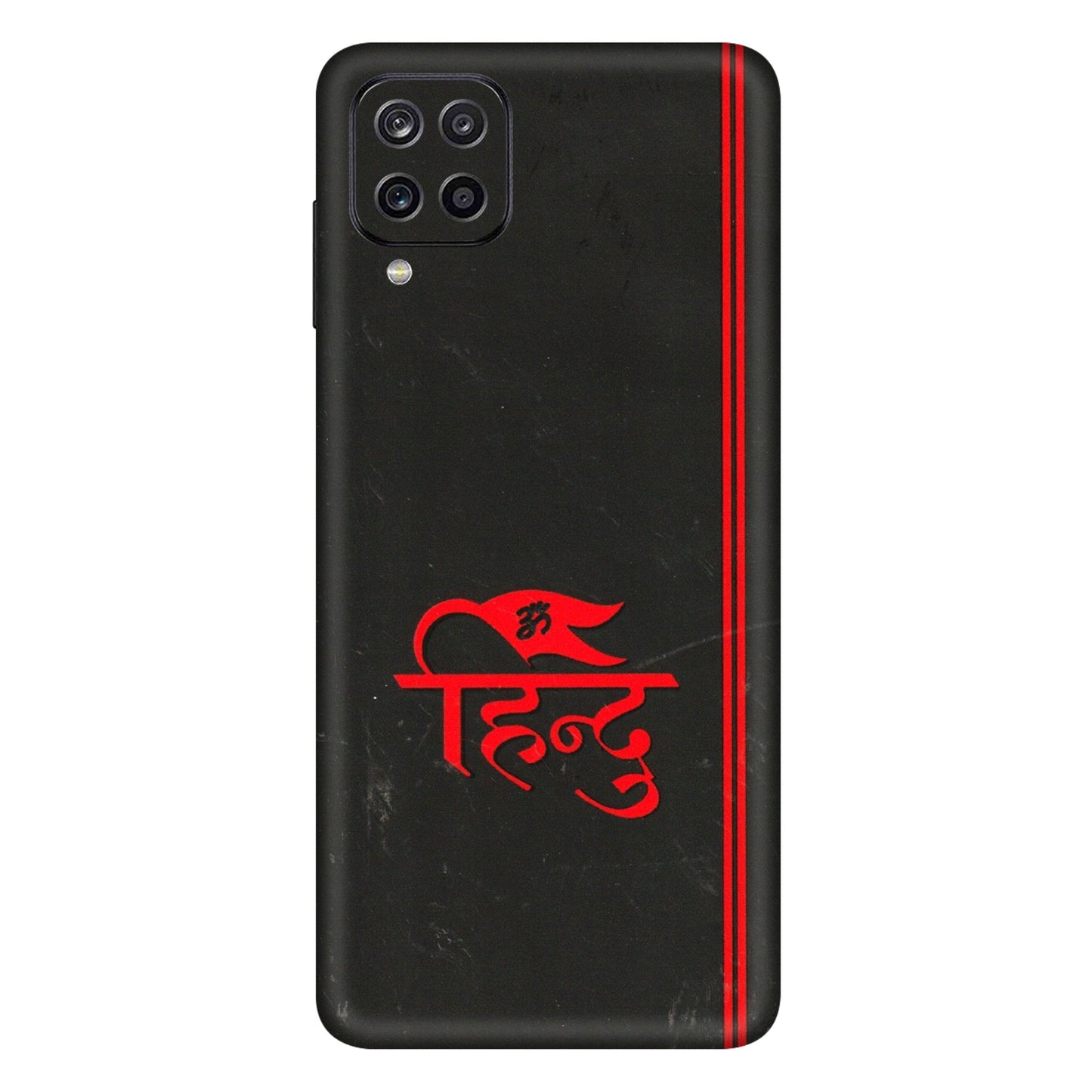 Samsung A/S Series Phone Skins (All Models) - Hindu Black - 3D Embossed Finish (L-153) Samsung Galaxy A12