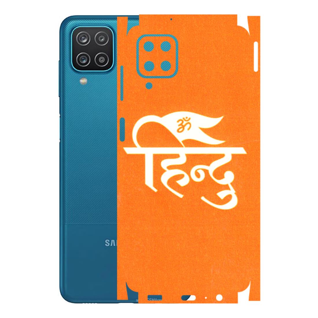 Samsung A/S Series Phone Skins (All Models) - Hindu Kesari - 3D Embossed Finish (L-154) Samsung Galaxy A12