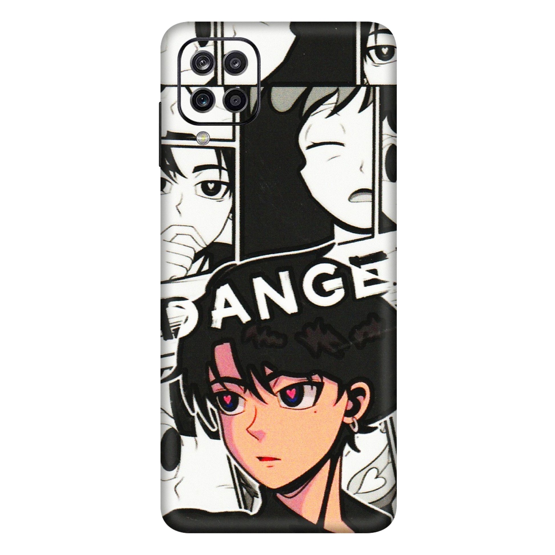 Samsung A/S Series Phone Skins (All Models) - Danger Anime - 3D Embossed Finish (L-155) Samsung Galaxy A12