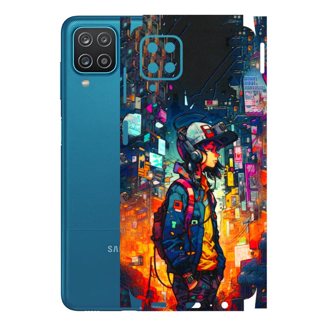 Samsung A/S Series Phone Skins (All Models) - Street Anime Guy - 3D Embossed Finish (L-158) Samsung Galaxy A12