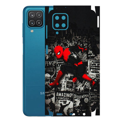 Samsung A/S Series Phone Skins (All Models) - SpiderMan New - 3D Embossed Finish (L-162) Samsung Galaxy A12