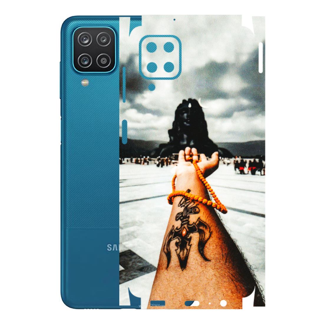 Samsung A/S Series Phone Skins (All Models) - Jai Adiyogi Mahakaal - 3D Embossed Finish (L-164) Samsung Galaxy A12