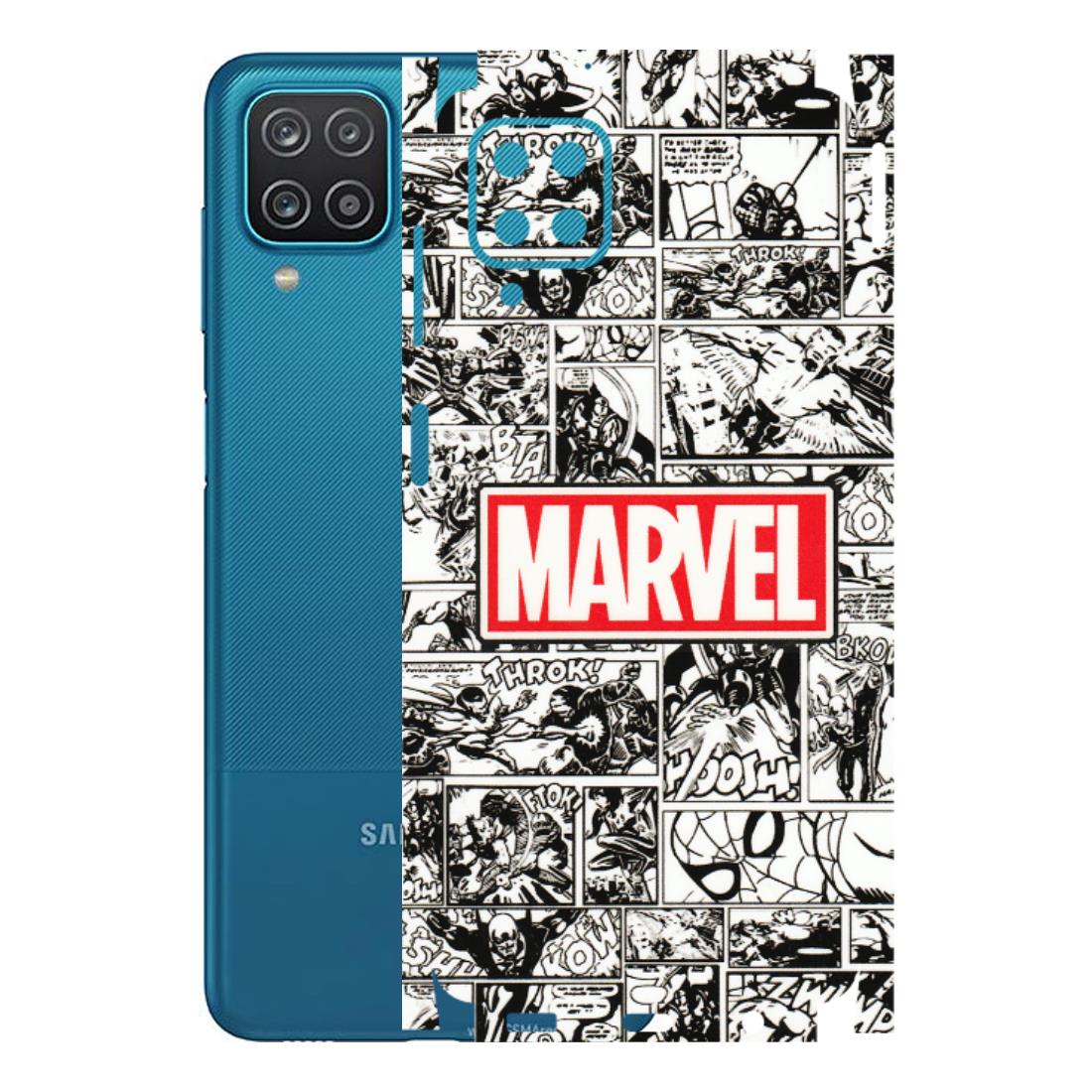 Samsung A/S Series Phone Skins (All Models) - Marvel Comic - 3D Embossed Finish (L-171) Samsung Galaxy A12