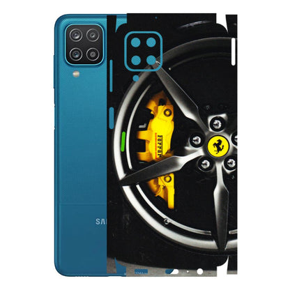 Samsung A/S Series Phone Skins (All Models) - Ferrari Wheel Alloy - 3D Embossed Finish (L-173) Samsung Galaxy A12