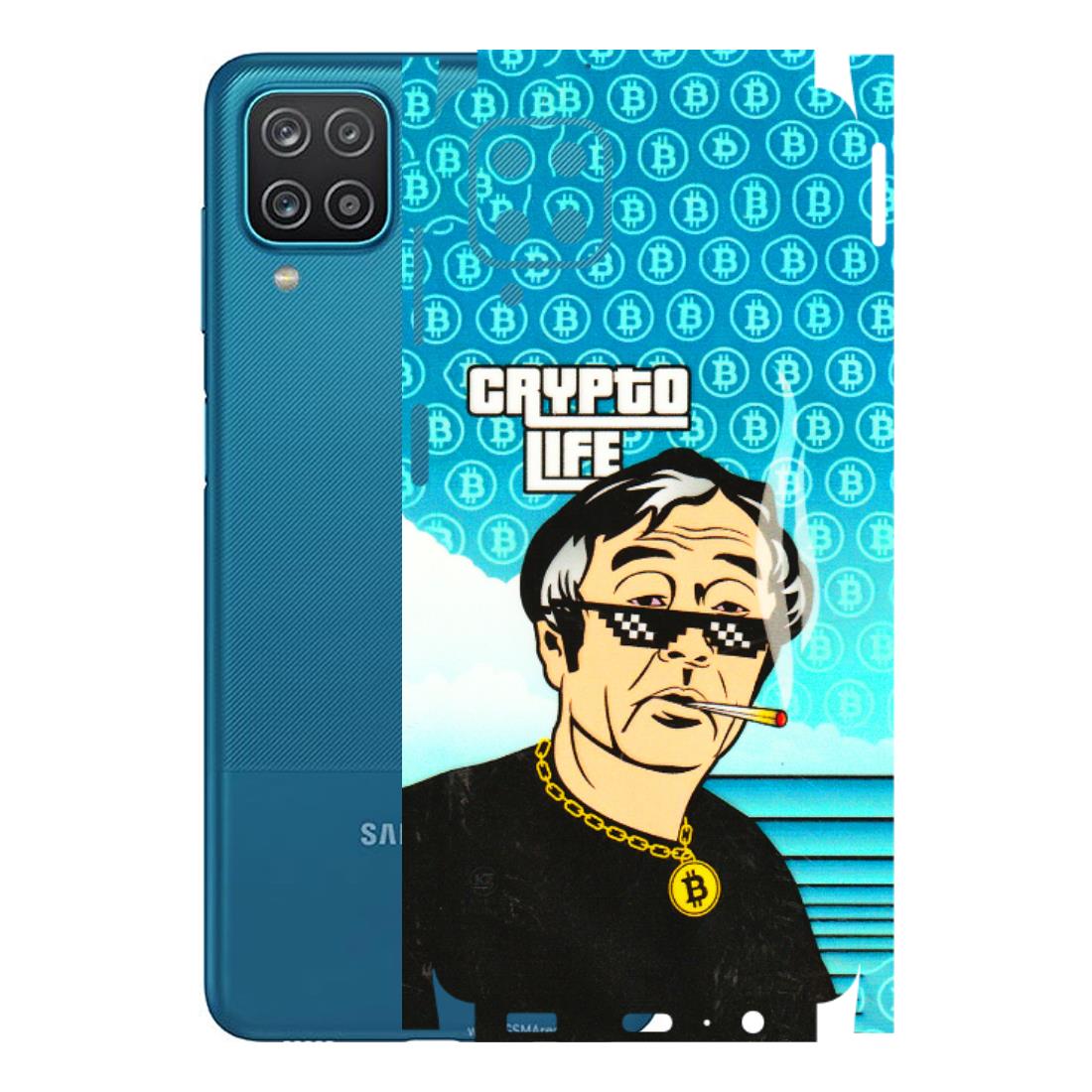 Samsung A/S Series Phone Skins (All Models) - Crypto Thug Life - 3D Embossed Finish (L-179) Samsung Galaxy A12