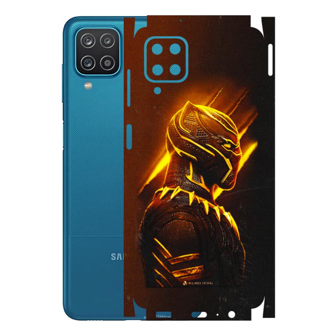 Samsung A/S Series Phone Skins (All Models) - Gold Black Panther - 3D Embossed Finish (L-181) Samsung Galaxy A12