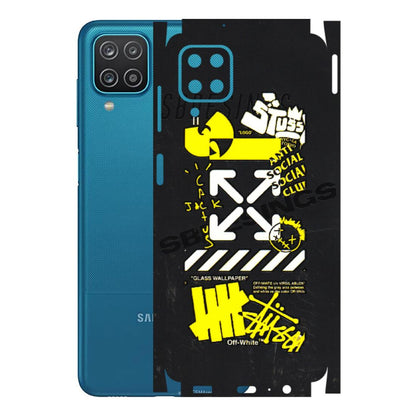 Samsung A/S Series Phone Skins (All Models) - Anti Social Graffiti - 3D Embossed Finish (L-198) Samsung Galaxy A12