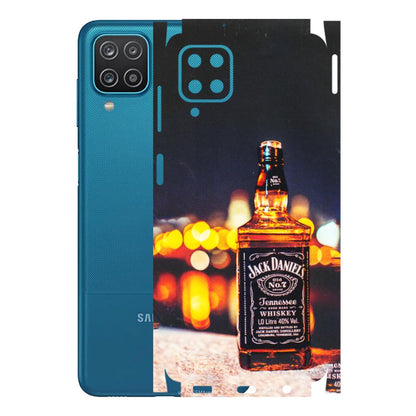 Samsung A/S Series Phone Skins (All Models) - JD Whiskey Bottle - 3D Embossed Finish (L-20) Samsung Galaxy A12